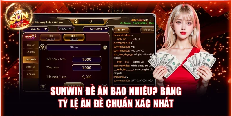 Sunwin Đề Ăn Bao Nhiêu? Bảng Tỷ Lệ Ăn Đề Chuẩn Xác Nhất 1 Sunwin đề ăn bao nhiêu