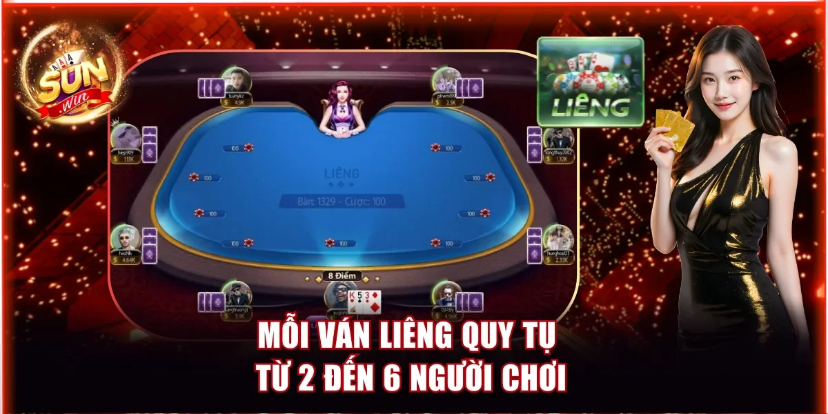 Bảng Xếp Hạng Top Game Bài Win Đáng Chơi Nhất Năm 2026 4 Mỗi ván Liêng quy tụ từ 2 đến 6 người chơi