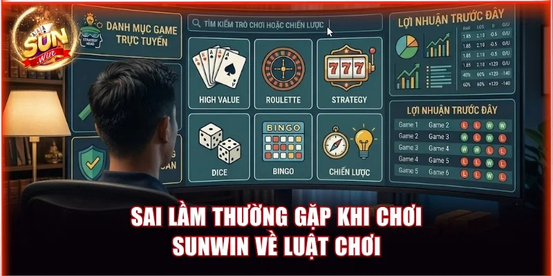Những Sai Lầm Thường Gặp Khi Chơi Sunwin Cần Tránh Để Giữ Vốn 3 Sai lầm thường gặp khi chơi Sunwin về luật chơi